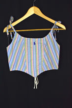 Load image into Gallery viewer, Reworked Ralph Lauren Brand Corset Style Top
