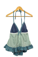 Load image into Gallery viewer, Reworked Halterneck Babydoll Top
