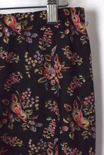 Load image into Gallery viewer, Black Sheer Floral Print Skirt
