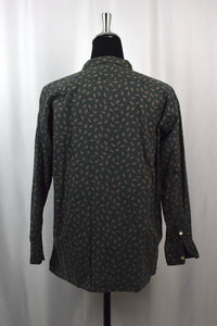Green Paisley Print Shirt