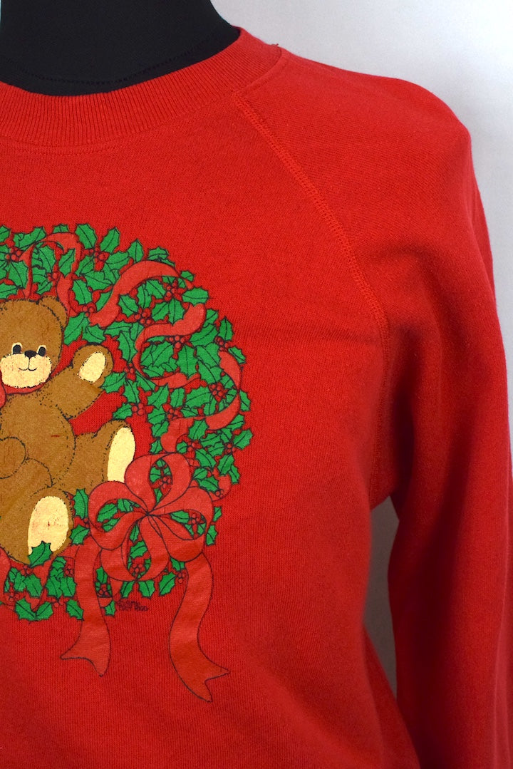 Holly Teddy Bear Sweatshirt