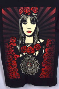 Obey Brand Rose Girl T-shirt
