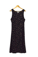 Load image into Gallery viewer, Black Floral Print Dress
