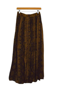 Reptile Print Skirt