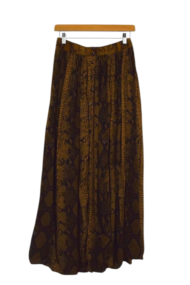 Reptile Print Skirt