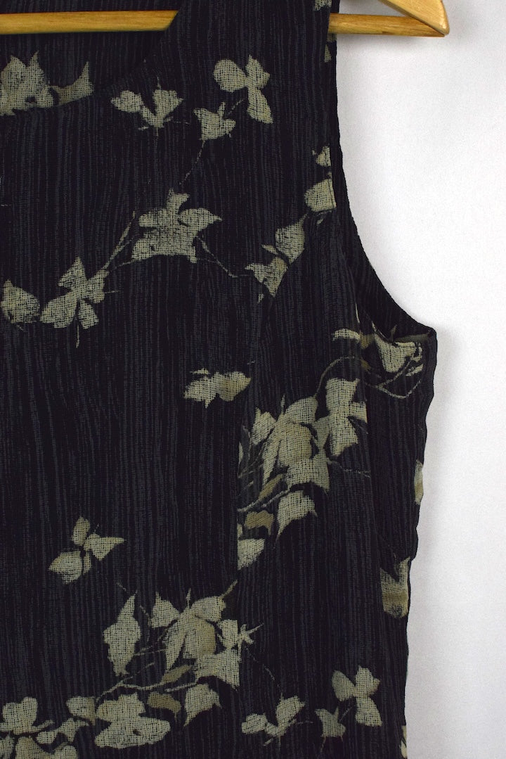 Reworked Floral Print Dress