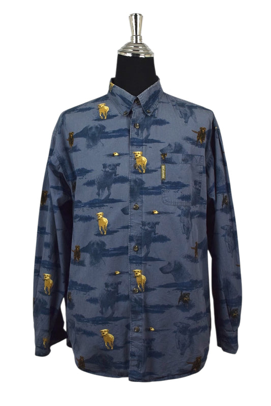 Hunting Dog Print Shirt