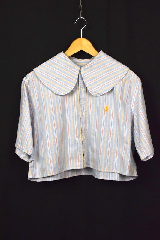 Reworked Ralph Lauren Brand Cropped Top