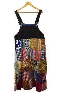 Reworked Denim Patchwork Dress
