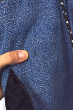 Load image into Gallery viewer, Reworked Adidas Brand Zip-Up Jeans
