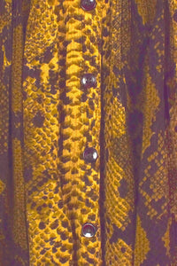 Reptile Print Skirt