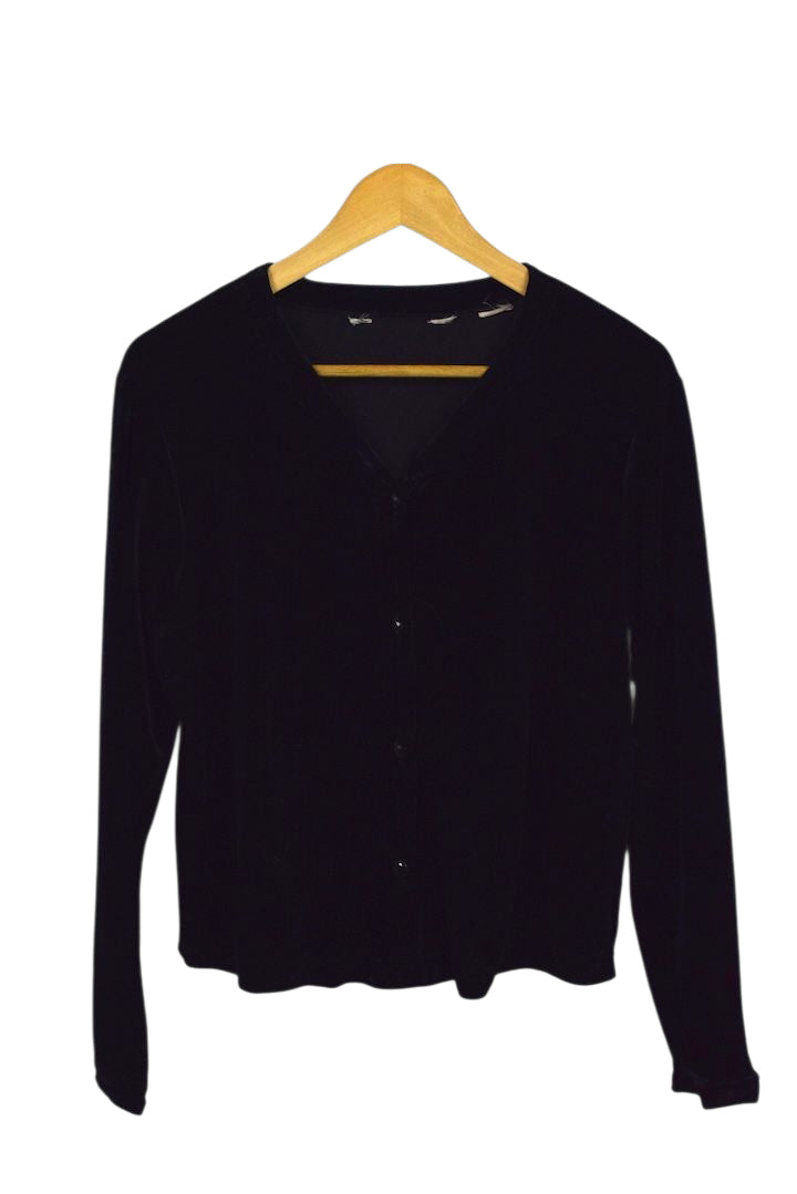 Black Velvet Blouse