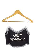 Load image into Gallery viewer, Reworked O&#39;Neill Lace Crop Top
