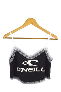 Reworked O'Neill Lace Crop Top