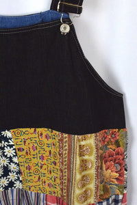Reworked Denim Patchwork Dress