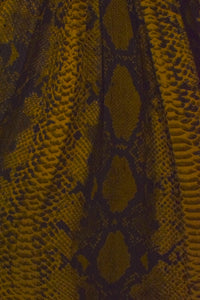 Reptile Print Skirt