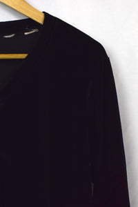 Black Velvet Blouse
