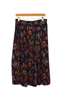 90s Sag Harbor Brand Floral Print Skirt