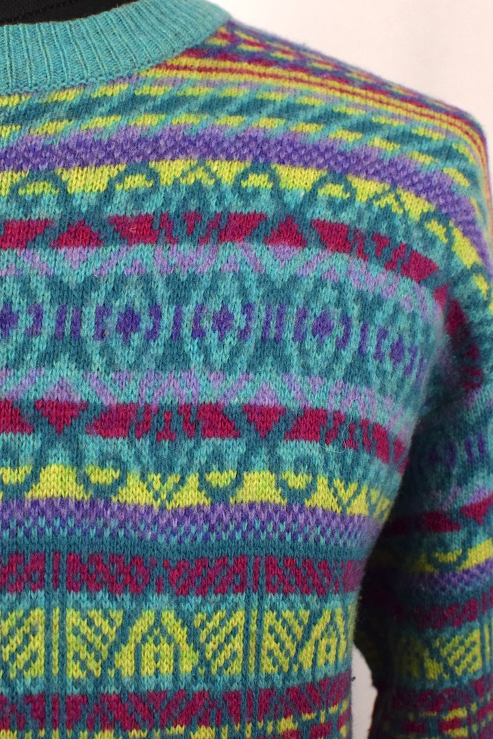 Vibrant Knitted Jumper