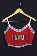 Load image into Gallery viewer, Reworked Edmonton Print Crop Top
