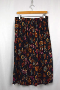 90s Sag Harbor Brand Floral Print Skirt