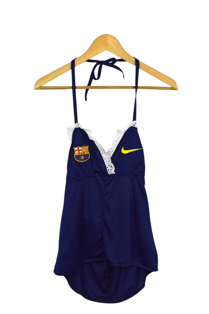 Reworked Nike Barcelona  FC Halterneck Top