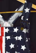 Load image into Gallery viewer, American Flag Denim Overalls
