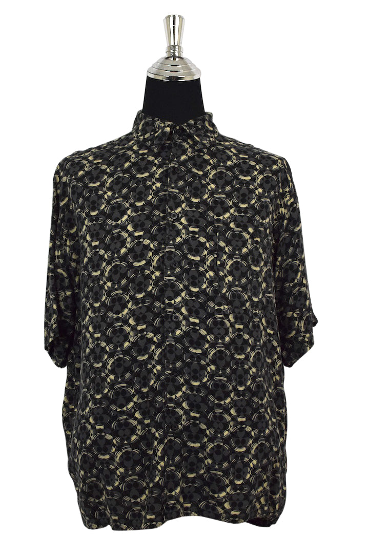 Abstract Print Party Shirt