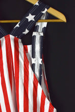 Load image into Gallery viewer, American Flag Denim Overalls
