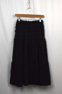 NEW Black Lace Detail Skirt