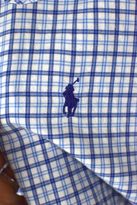 Reworked Cropped Ralph Lauren Brand Top