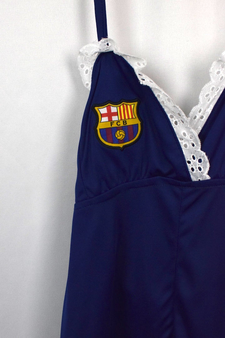 Reworked Nike Barcelona  FC Halterneck Top