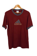 Load image into Gallery viewer, Red Adidas Brand Ringer T-shirt
