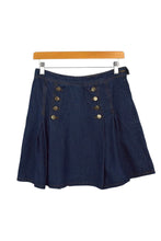 Load image into Gallery viewer, Denim Mini Swing Skirt

