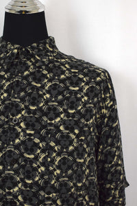 Abstract Print Party Shirt