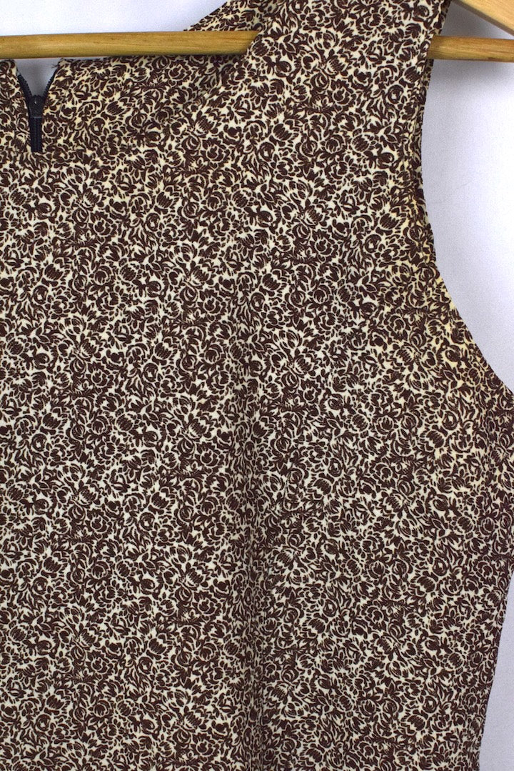 Reworked Floral Print Dress