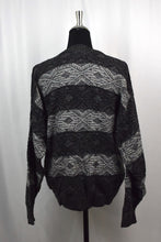 Load image into Gallery viewer, 80s/90s Grey Striped knitted Jumper
