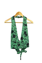 Load image into Gallery viewer, Reworked Leaf Print Tie Up Top
