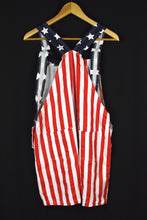 Load image into Gallery viewer, American Flag Denim Overalls
