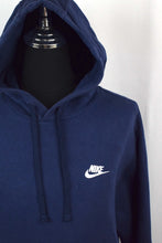 Load image into Gallery viewer, Navy Nike Brand Hoodie
