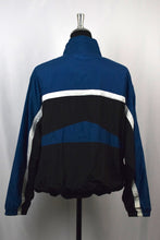 Load image into Gallery viewer, Black and Blue Spray Jacket
