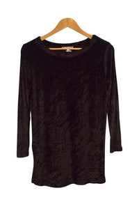 80s/90s Brown Velvet Top