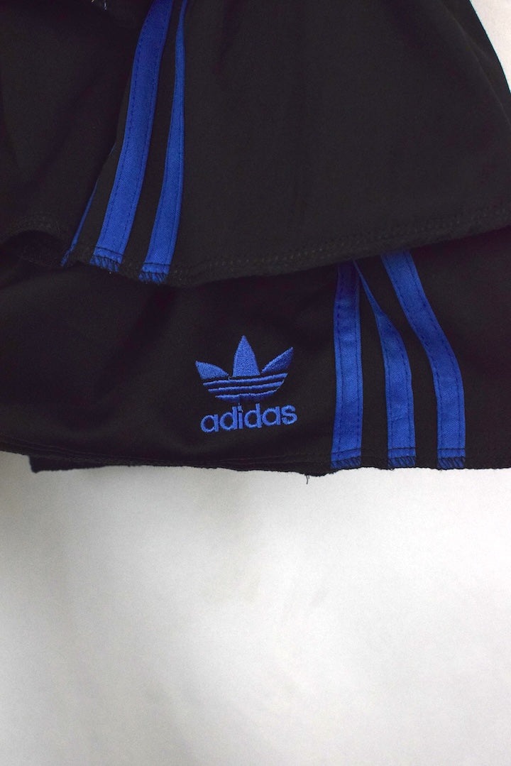 Reworked Adidas Brand Tiered Mini Skirt