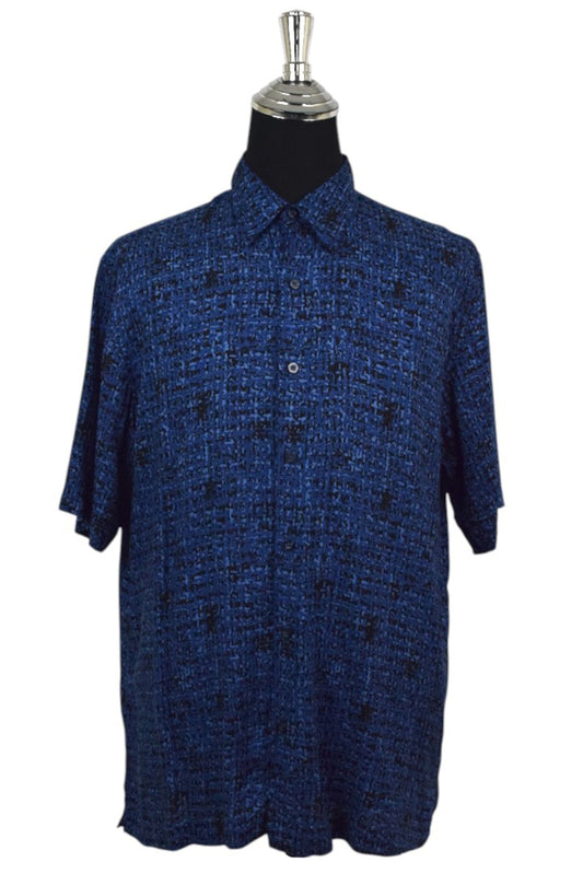Via Europa Brand Abstract Print Shirt