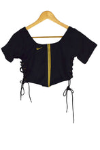 Load image into Gallery viewer, Reworked Nike Brand Crop Top
