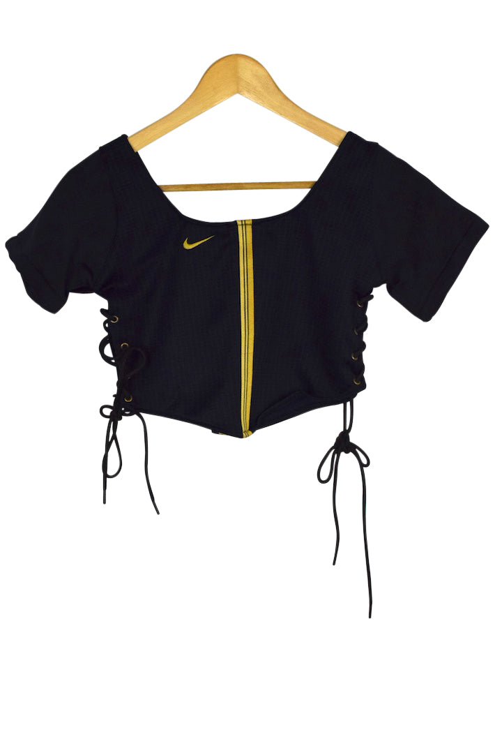 Reworked Nike Brand Crop Top