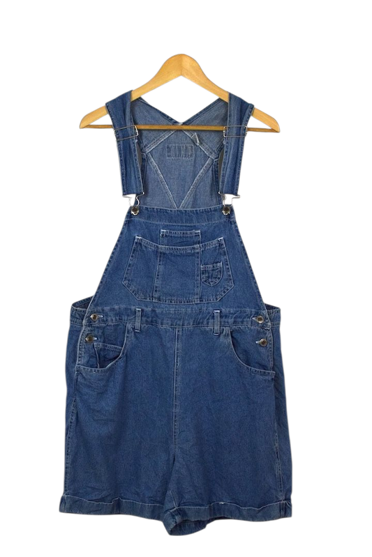 Short Denim Overalls