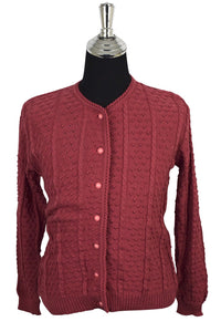 Pink Knitted Cardigan
