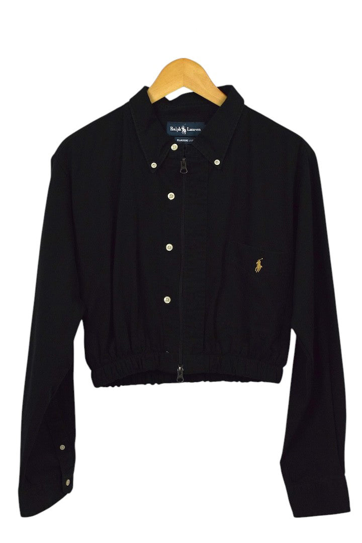 Reworked Ralph Lauren Brand Crop Jacket