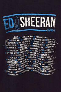 2017 Ed Sheeran Divide Tour T-shirt